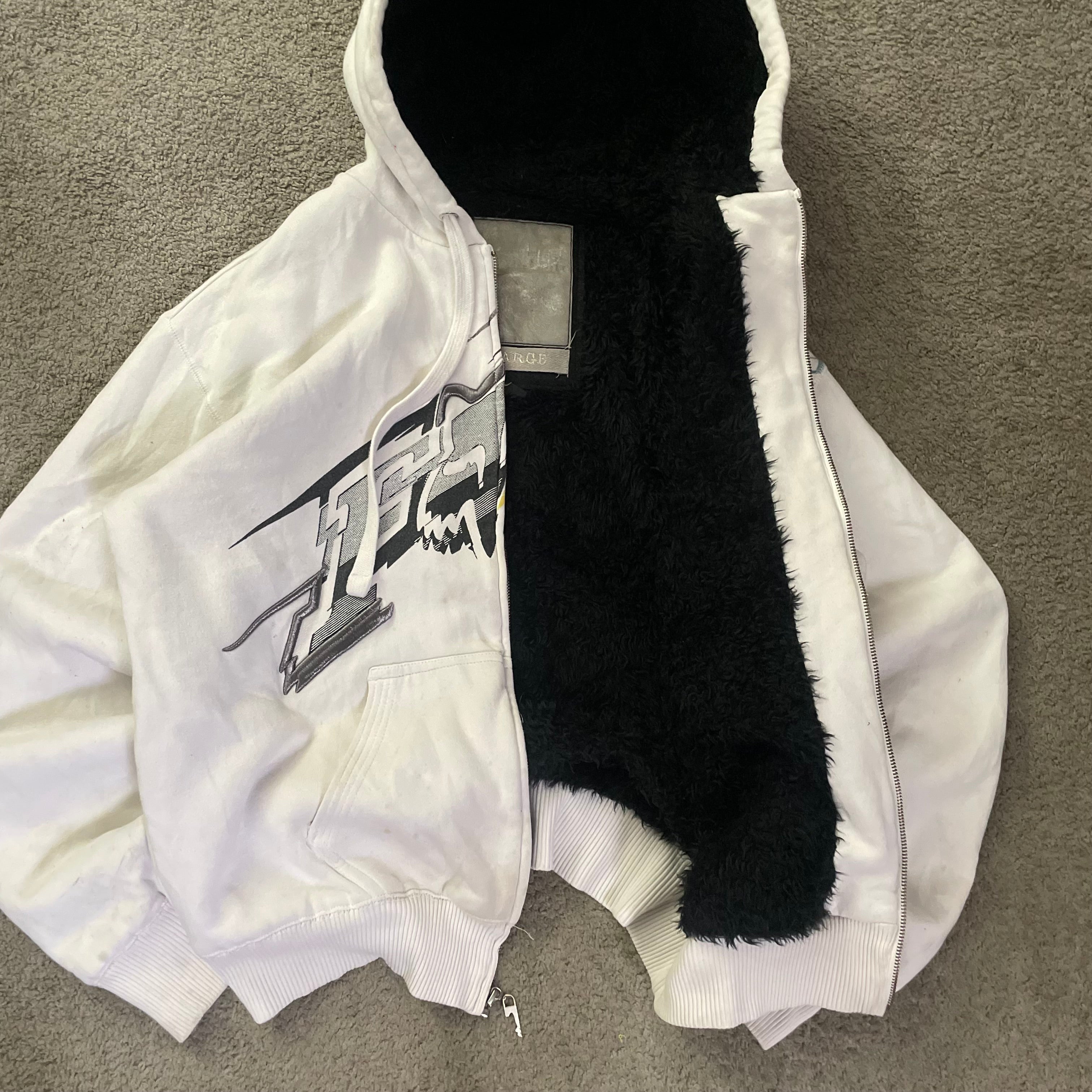 (XL) FOX RANCING FUR ZIP UP