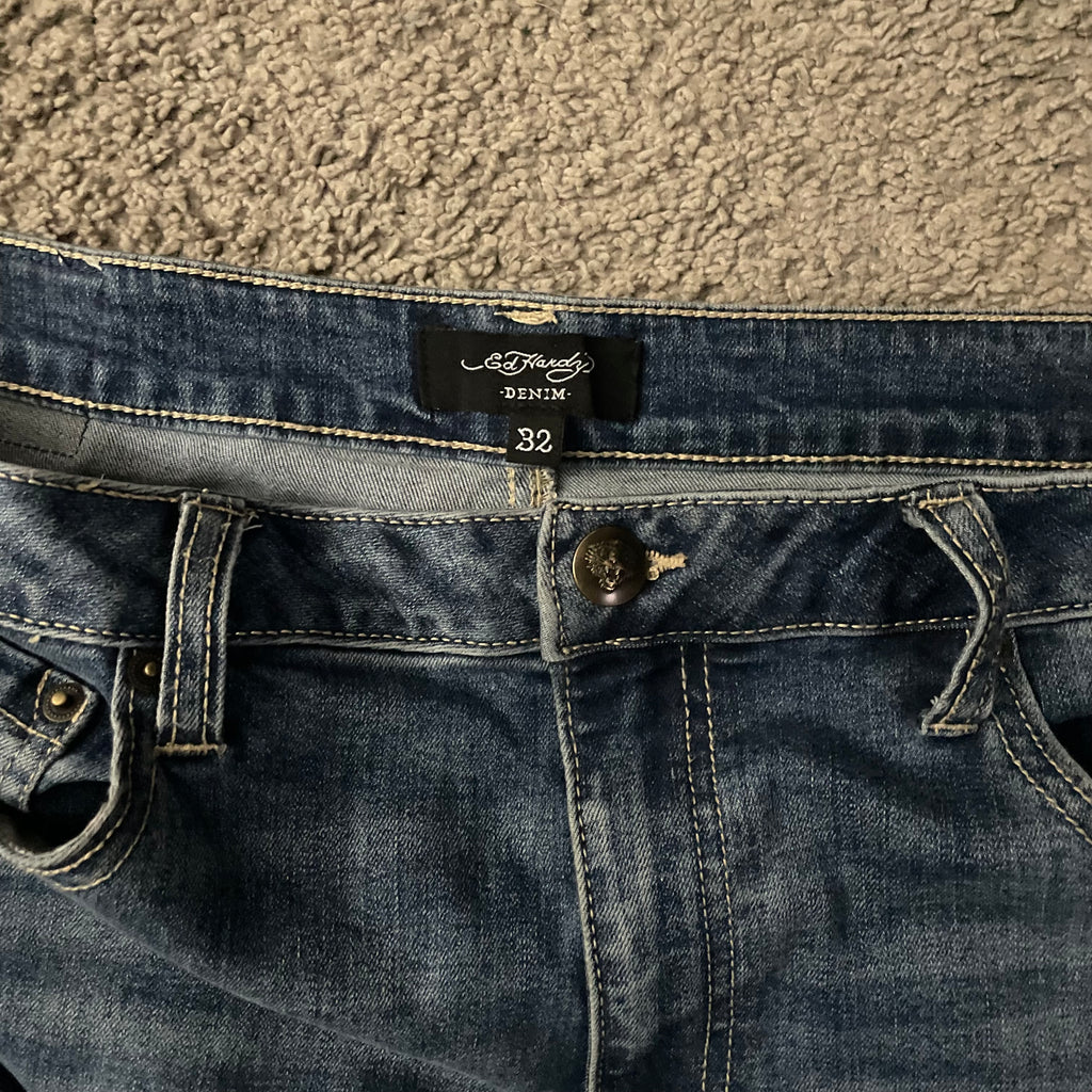 (32) ED HARDY BAGGY