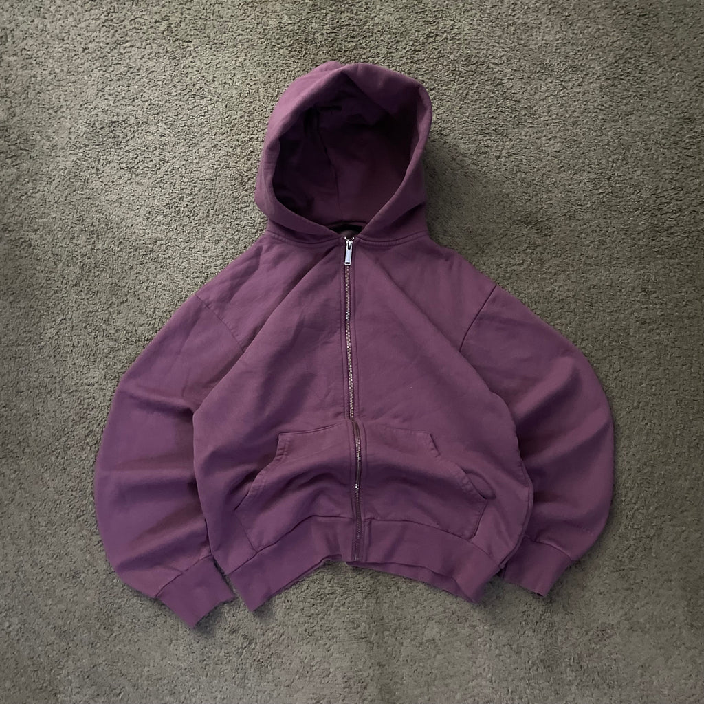 (M) ZIP UP HEAVY WEIGHT BOXY