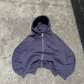 (L) Basic zip up heavy weight