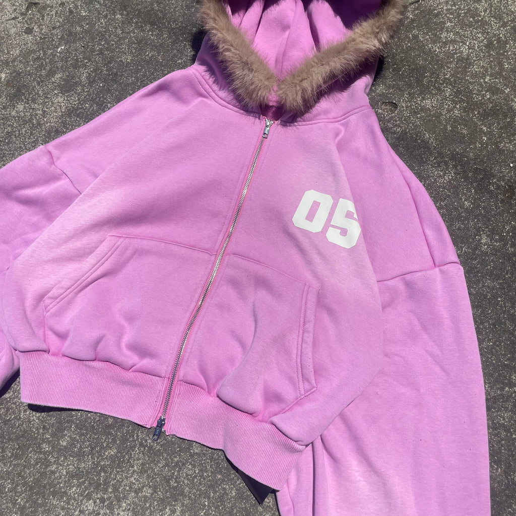 (M) Double Zip Up Super heavy weight