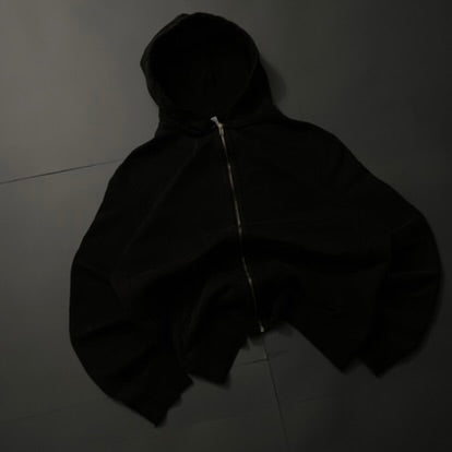 (L) Zip Up heavyweight basic negro