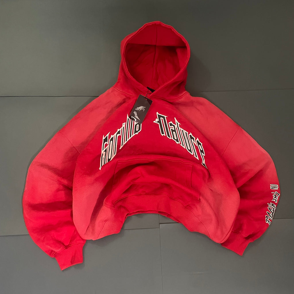 (L) Hoodie heavyweight Gorilla Nature Nueva