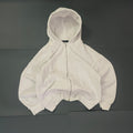 (M boxy) Zip up heavyweight Basic Blanca