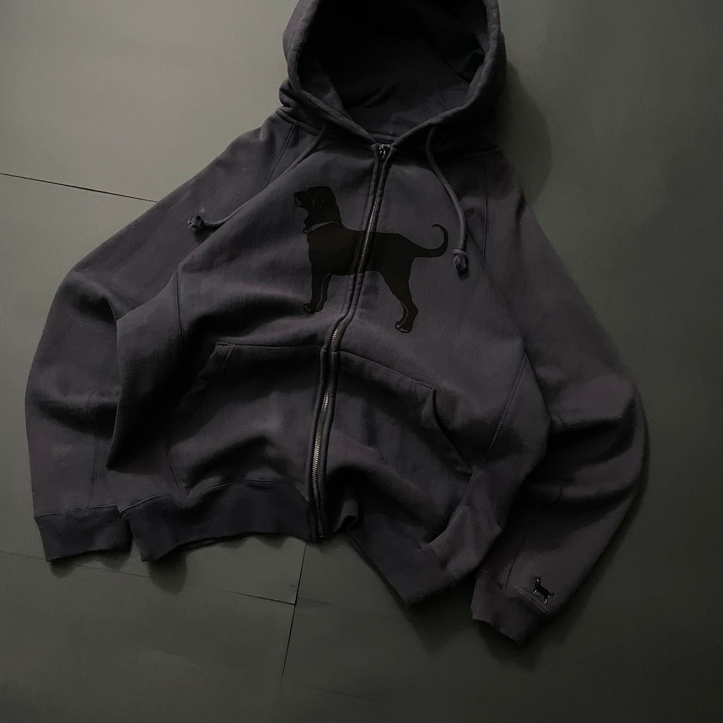 (L) Zip up The Black DOG