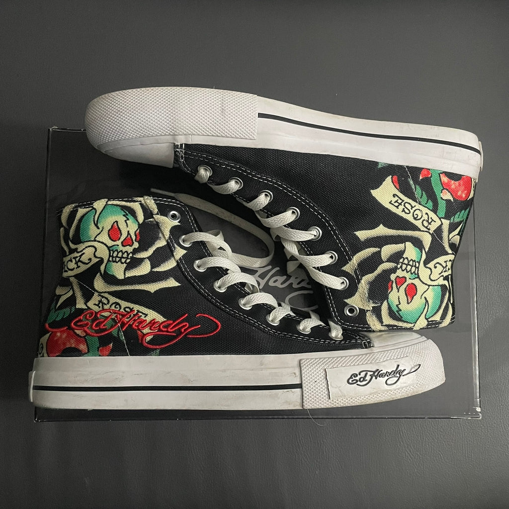 (42.5) Converse Ed hardy