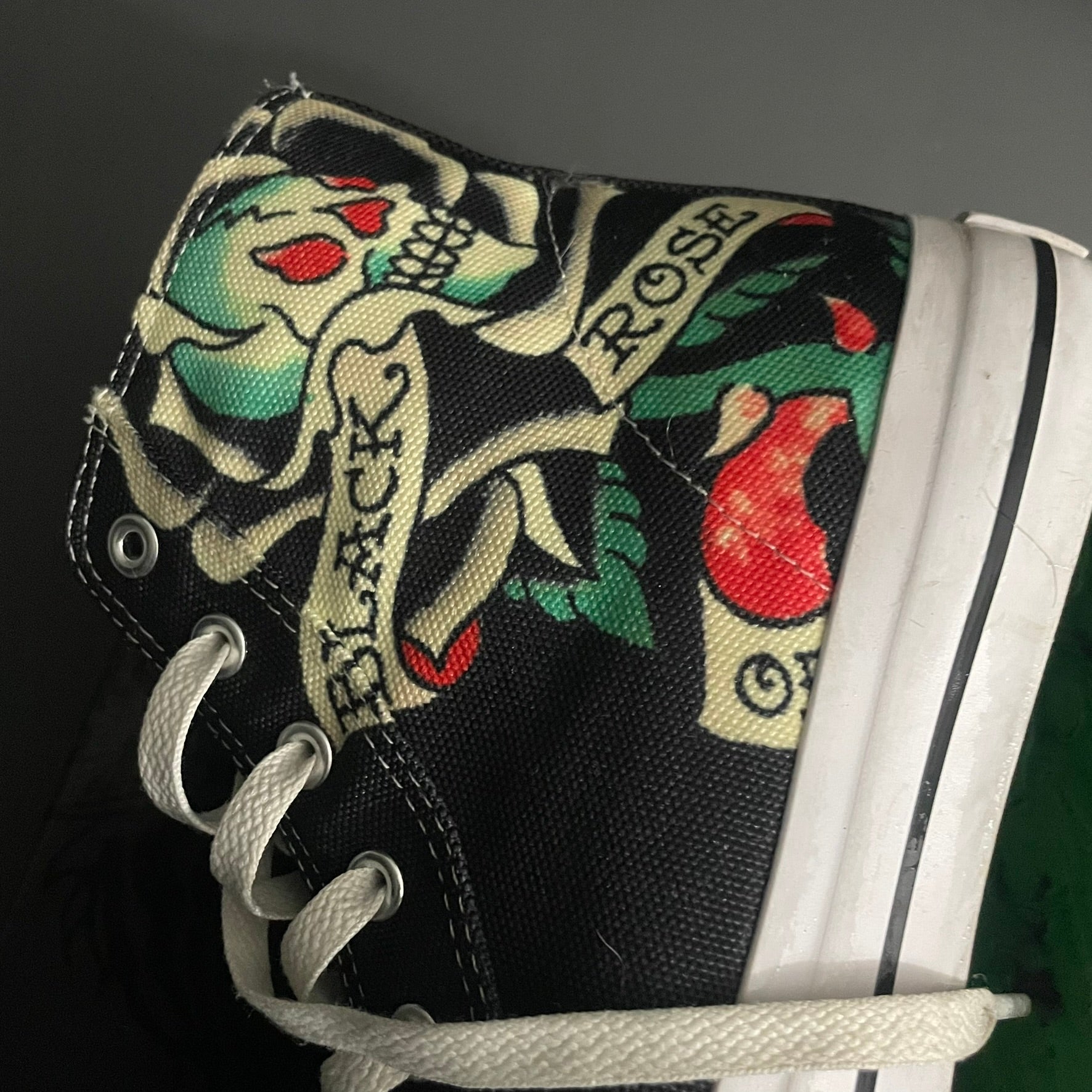(42.5) Converse Ed hardy